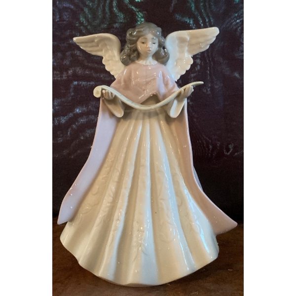 LLADRO Porcelain 'Angel Tree Topper' Figurine - 7T