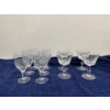 Image 1 : Crystal Stemware - 4 are 4.5H, 6 are 5H
