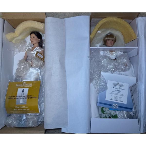 Princess Diana Doll & Pippa Middleton Doll By Ashton Drake Galleries, 20L 