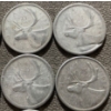 Image 3 : Canadian 25-cent Pieces 80% Silver 64.13 Grams