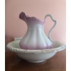 Image 1 : Bedside Pitcher 12 T and Bowl 16 Diameter Top