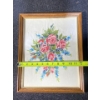 Image 6 : Framed Floral Cross Stitch and 2 Framed Bible Verses