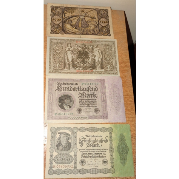 Historic Banknotes #2 - Primarily From The German Empire Era
