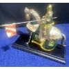 Image 3 : Two Mounted French Knights On Horses 14" tall