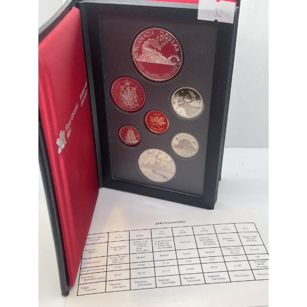 1986 Canada Specimen Double dollar set