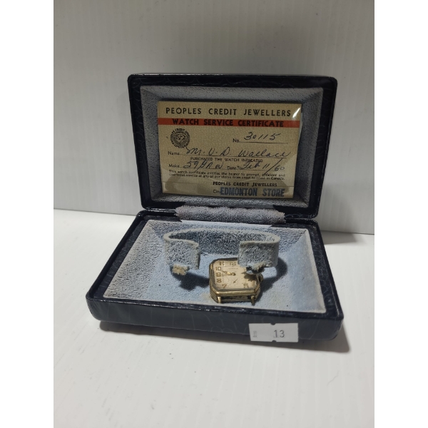 Vintage Windsor Watch w/ Box, No Bracelet/ Strap Included 