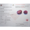 Image 3 : $9,540 Appraisal - 6.36 ct Cert. Ruby Gemstone Pair