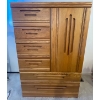 Image 4 : Mid Century Tall Boy Armoir/Dressing Table 36x18x54