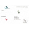 Image 3 : 13.77 ct Certified Oval Aquamarine gemstone ($4,800 Appraisal)