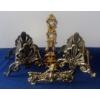 Image 2 : Collection Of Vintage Brass Decor Items 10T