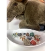 Image 2 : Assorted Decorative Collectibles  Stuffy Toy , Shiny Rocks & Mini Birdhouse
