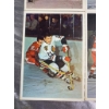 Image 5 : Six 1960s Ice Hockey Action Postcards Featuring Players in-game