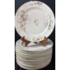Image 4 : Limoges France Dinner Ware China- 12 Dinner Plates  12 Side Plates 4 Saucers