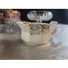 Image 3 : Vintage Tablewares Including Cream and Sugar Pots, Pressed Glass Fruit Bowl, and a Footed Compote