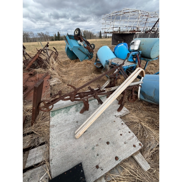 antique farm equipment
