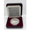 Image 1 : 100th Anniversary of the Inauguration of the Transcontinental Railroad Silver Coin.500 Silver 23.33G