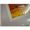 Image 3 : Emile Bellet titled incandescence 108/450 beautiful piece with vibrant orange colors 