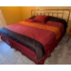 Image 2 : King Size Brass Bed w/ Frame, Mattress & Box Spring