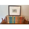 Image 1 : Companion Library Books Collection w/ Squirell Bookends & Paul Louis Guilbert's Antique Etched Art