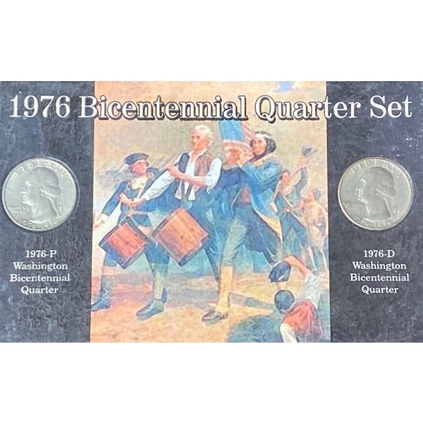 1976 Bicentennial Quarter Set