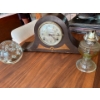 Image 1 : 8 Day Turn back Antique Clock With Oil lantern & Cool Glass Ball 