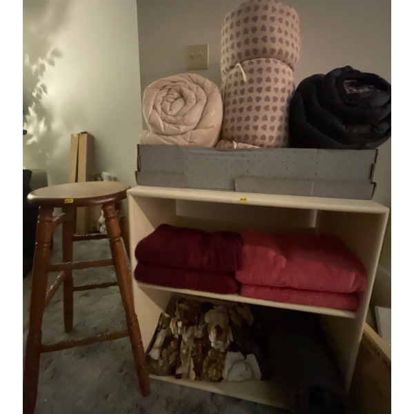 All Season Blanket Bundle w/ New Bath Towels Shoe Shelf & More