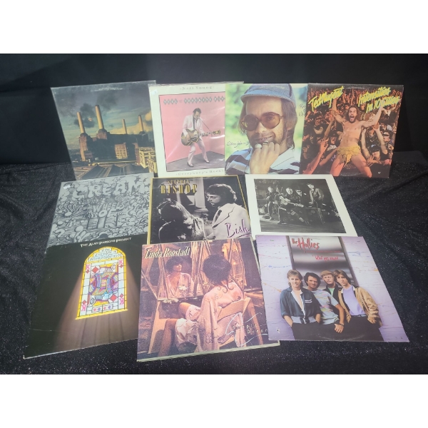 Assorted Records, Various Genres: Elton John, Ted Nugent, Linda Ronstadt, The Hollies and More!