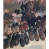 Image 1 : Assorted Men's Footwear, Some Tagged Size 9.5, Several Jackets (Fit Large, Blue Coat Tagged Size 42)