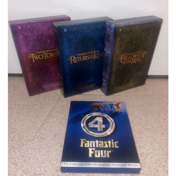 Three Lord of The Rings Series: The Two Towers, The Return of the Kings, & Fellowship of the Ring  P