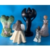 Image 2 : Large Partylite Black Angel (8.5T), Seagull Heart Warmer Angel, Carlton Cards Angel and More 