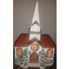Image 1 : LED Santa's Village Stained Glass Chapel 10T