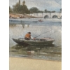 Image 5 : Antique Landscape Art - 19th Century Etching & Grey Scale of Victoria Path 16L