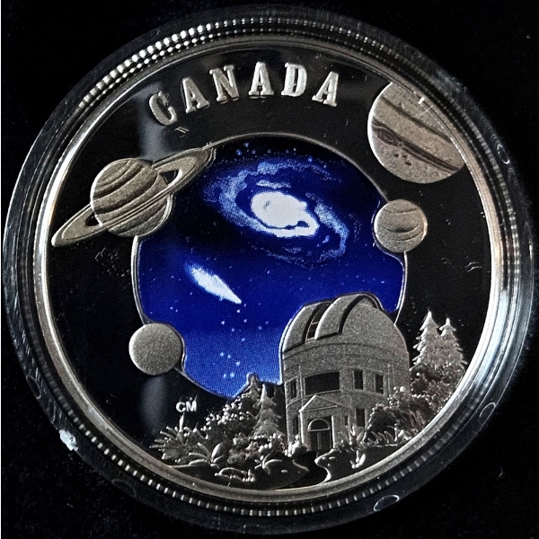 2009 $30 International Year of Astronomy - 92.5% Sterling Silver Coin