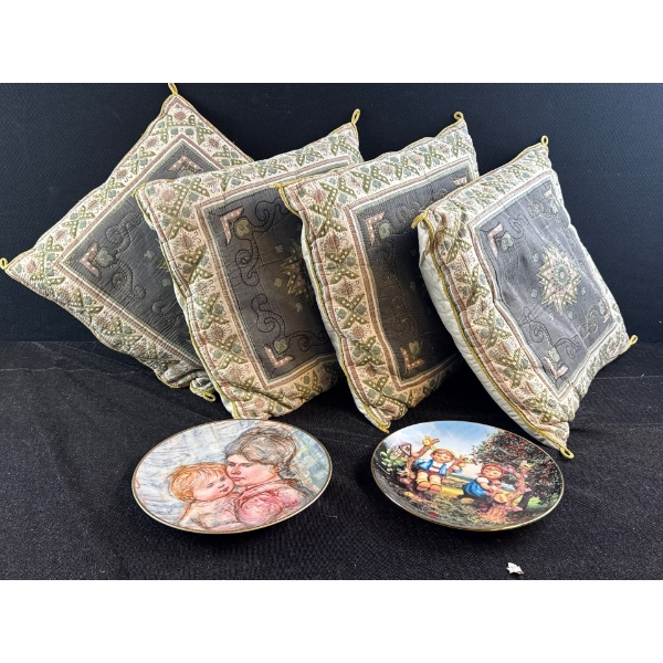 Decorative Plates and Pillows