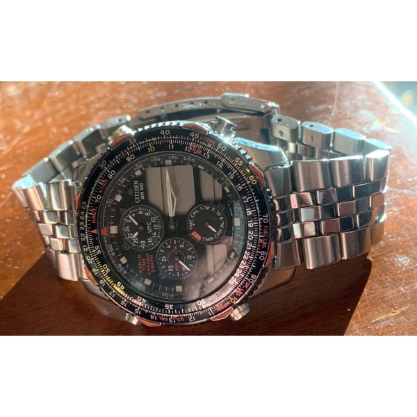 Citizen World Time Chronograph Time Piece - Wrist Watch for Men