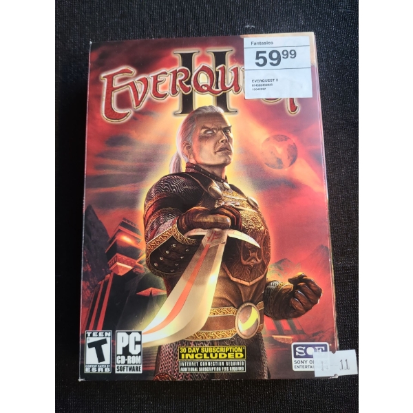Everquest II PC CD-ROM Game 