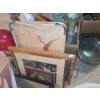 Image 9 : Decor: Rose Basin 17 and Vase 6 T, Red Brandy Glass12 T, Trays and More!