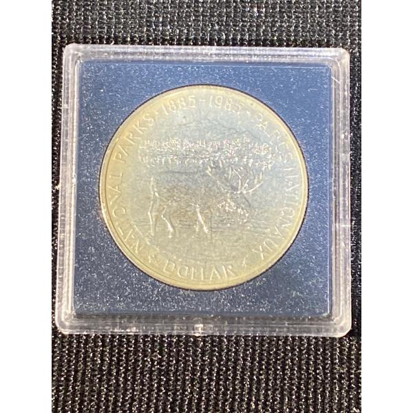 100th Anniversary of the National Parks of Canada Silver Dollar 1985
