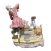 Image 3 : Capodimonte Porcelain Figurine Group, Made in Italy, Small Chip to Rose