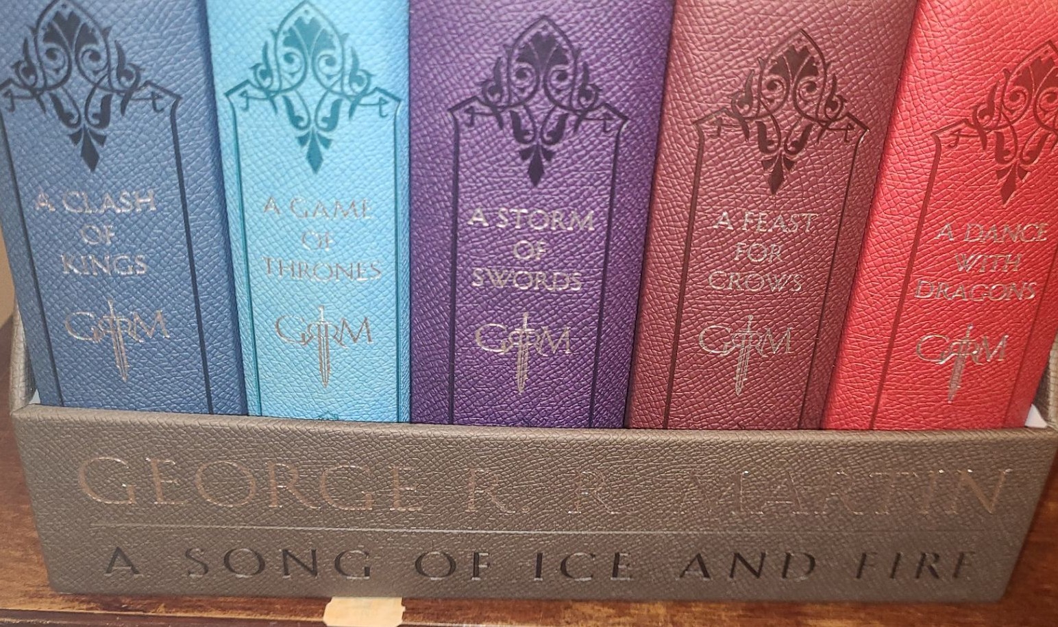 George R.r. Martin Series George R. R. Martin Series A Song of Ice & Fire Book Set - Beck ...