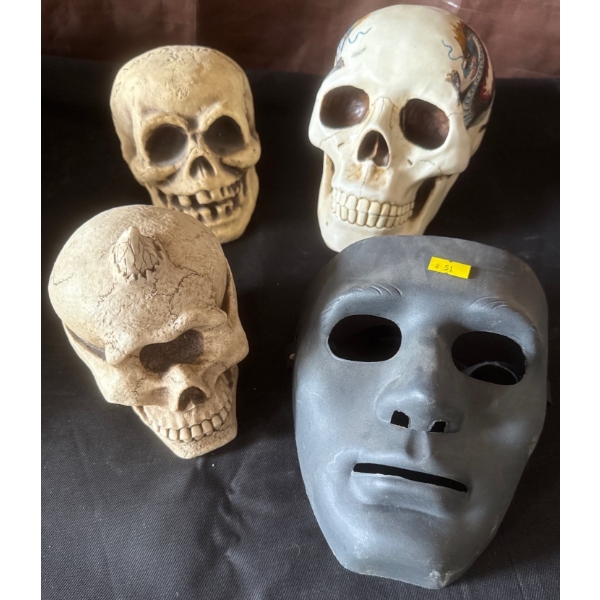 Airsoft Hunting War Game Full Face Resin Mask w/ Skull Collection 11T