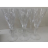 Image 1 : Waterford Crystal Sheila Pattern Champagne Flutes(6) - 7"Tall
