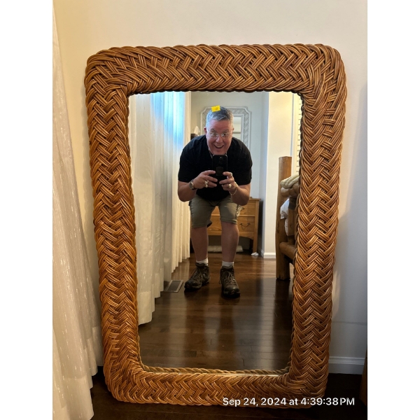 Wicker Mirror 36x47