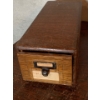 Image 3 : Antique Tiger Oak Filing Cabinet 16"W 27"D 25"T