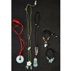 Image 1 : Set of 3 Jade & Cord Necklaces With Two Bracelets