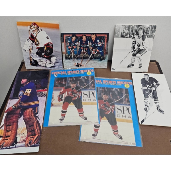 Hockey Memorabilia Photographs Featuring Players and Teams