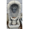 Image 1 : Garden Decor Includes- Tallest: Resin Fountain 38 T, Faux Brick Pillar that Opens for Storage
