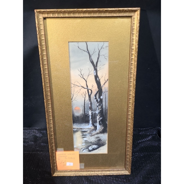 A. Copley Vintage Winter Landscape