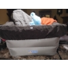 Image 1 : Inflatable Canine Booster Seat/ Bed & Size S-M Dog Attire