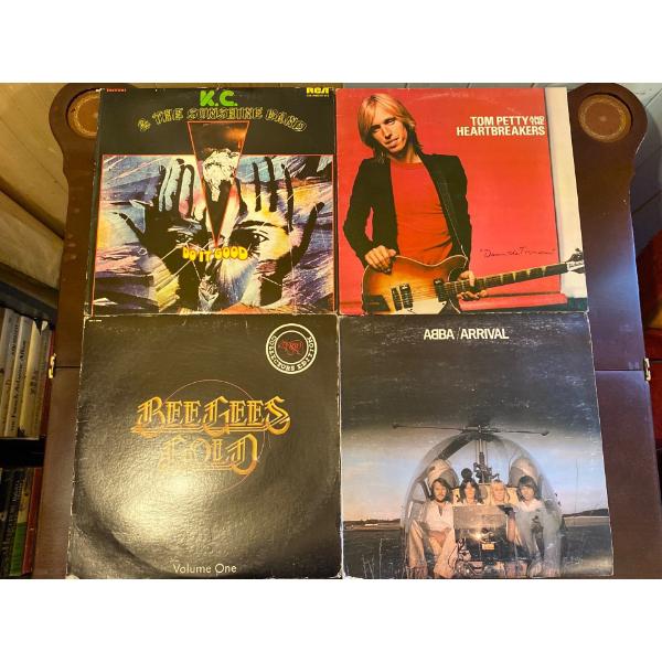 Records: Tom Petty, Abba, Beegees, K.C & The Sunshine Band